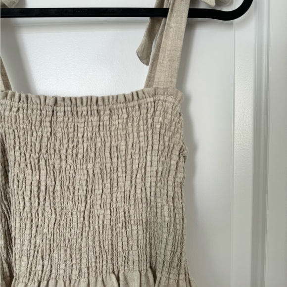 NEW Aritzia Wilfred Golden Hour Linen Dress - Picture 4 of 6